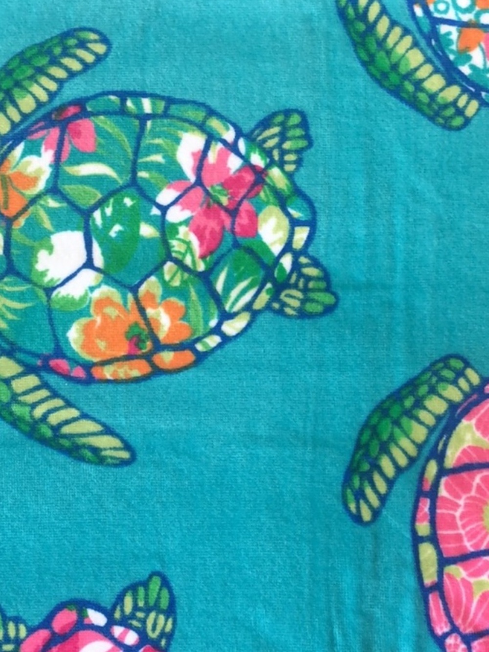 (2) Cynthia Rowley Turtle Beach Towels 36x70” Cotton